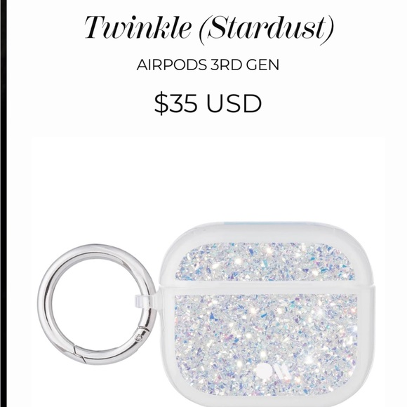 Twinkle (Stardust)
AIRPODS 3RD GEN - Picture 2 of 4